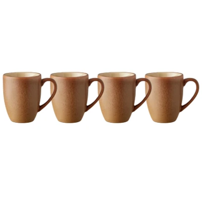 Abbildung von Bitz Becher mit Henkel Wood/Sand 0,3 l Set4