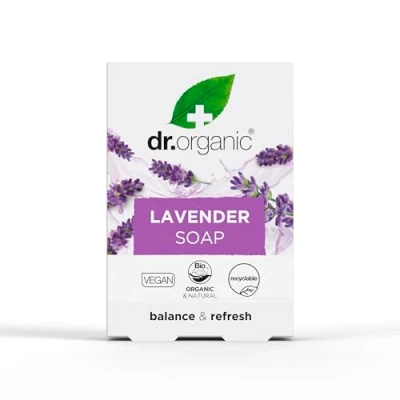 Abbildung von Dr Organic Lavandel Seife 100 gm, 1 Stück