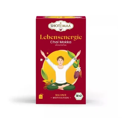 Abbildung von Shoti Maa PEACE ON EARTH Freude wecken Chai Mokka 16x2 g 6er Pack