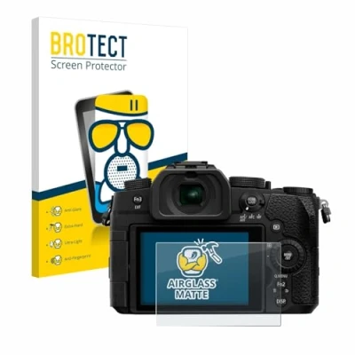 Abbildung von BROTECT Entspiegelungs Schutzglas für Panasonic Lumix DC G91 Schutz Folie Panzerfolie Glas Matt [Extrem Kratzfest 9H, Anti Reflex, Fingerprint]