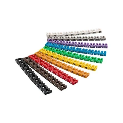 Abbildung von Goobay 72514, Mehrfarbig, PVC, 100 Stück(e), Schwarz/Weiß, 3,8 5,9 mm