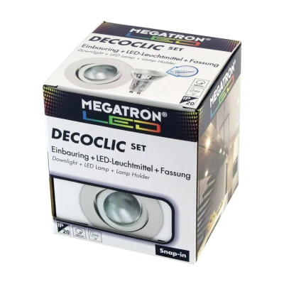 Abbildung von Megatron MT75400 Einbauleuchte LED GU10, GU5.3 6 W Weiß