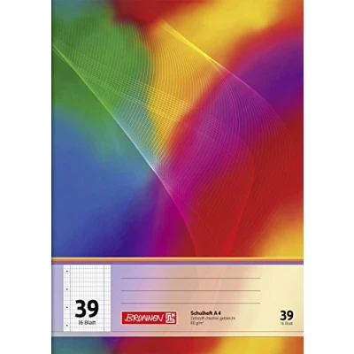 Abbildung von Brunnen 104493902 Schulheft A4 (16 Blatt, 5 x 9 mm rautiert, mit Rand)