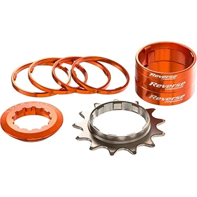 Abbildung von Singlespeed Kit 13T Ritzel + 7 Spacer orange