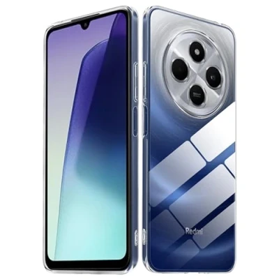 Abbildung von Rojeuinn Hülle für Xiaomi Redmi 14C 4G /Poco C75 Handyhülle,Weiche TPU Silikon Stoßfest Schutzhülle Handy Case Transparente
