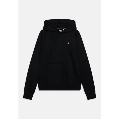 Abbildung von GANT Shield Hoodie Unisex Sweatshirt für Kinder, Größe: 146/152, Black