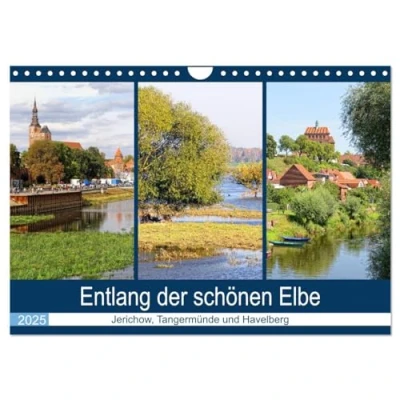 Abbildung von Entlang der schönen Elbe Jerichow, Tangermünde und Havelberg (Wandkalender 2025 DIN A4 quer), CALVENDO Monatskalender