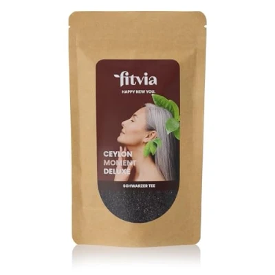 Abbildung von fitvia Schwarzer Tee &quot;Ceylon Moment deluxe&quot;: loser Tee, hochwertiger Ceylon 100g
