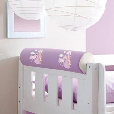 Abbildung von TiCAA Kinder Nackenrolle für Hochbett mit Farbauswahl