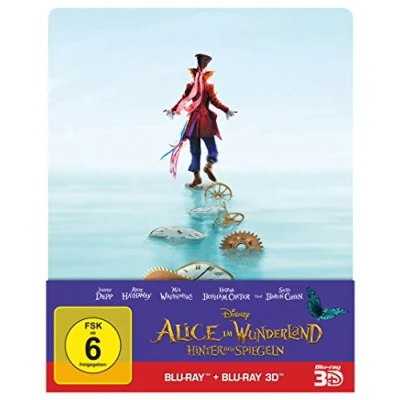 Abbildung von Alice im Wunderland: Hinter den Spiegeln (3D+2D) Steelbook [3D Blu ray] [Limited Edition]