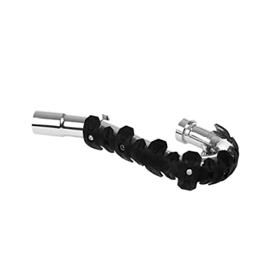 Abbildung von POLISPORT 8483700001 ARMADILLO HEAD 22 cm universeller Auspuffschutz für 4 Takt Motorräder kombiniert Edelstahl und leichtes Elastomer, das gegen hohe Temperaturen beständig ist in Farbe schwarz