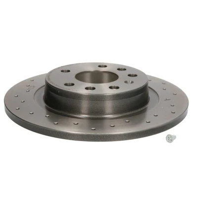 Abbildung von BREMBO XTRA LINE 08.9511.1X Bremsscheibe 278 12 5 voll, gelocht beschichtet mit Schrauben OPEL: Signum CC, Vectra C Limousine, CC