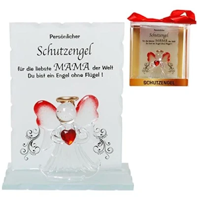 Abbildung von Udo Schmidt Kristall Schutzengel Mama Geschenk Muttertag von Herzen