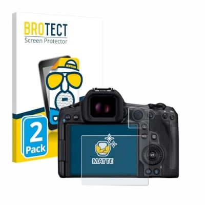 Abbildung von BROTECT Entspiegelungs Schutzfolie für Canon EOS R5 Mark II (2 Stück) Matte Displayschutz Folie, Anti Reflex, Fingerprint