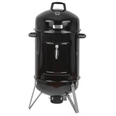 Abbildung von BBQ Toro Räucherofen Räuchertonne Oak Ø 47 cm, Smoker Holzkohlegrill