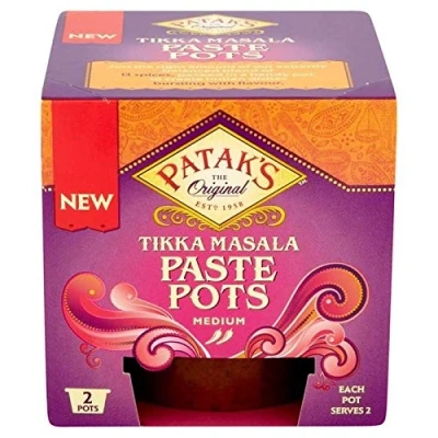 Abbildung von 4x Patak Der Tikka Masala Curry Paste Topf 2 X 70 G