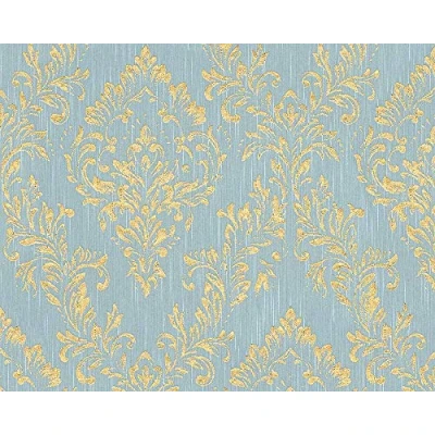 Abbildung von Architects Paper Textiltapete &quot;Metallic Silk&quot;, Barock matt glänzend, Ornament Tapete