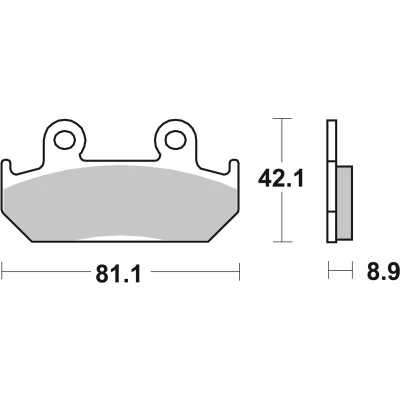 Abbildung von TRW Organic Allround MCB562 Bremsbelagsatz