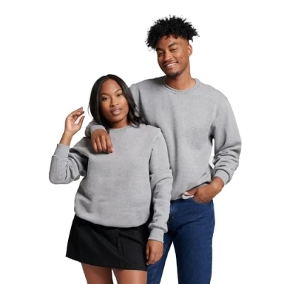 Abbildung von Russell Athletic Herren, Moisture Wicking, Cotton Blend, Relaxed Fit, Sizes S 4x Dri Power Fleece Sweatshirt, Oxford, Large