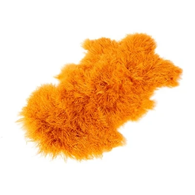 Abbildung von Reissner Lammfelle Naturform Tibetlammfell TP2 100x55cm Farbe orange JAY12