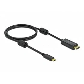Abbildung von Delock Aktives USB Type C™ zu HDMI Kabel (DP Alt Mode) 4K 60 Hz 1 m