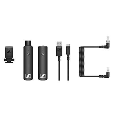 Abbildung von Sennheiser XSW D Tragbares Interview Set Plug &amp; Play Digitales Drahtloses Handmikrofon System für Kamera Audioaufnahmen 75m Reichweite und 5 Stunden Akkulaufzeit (508489)