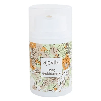 Abbildung von ajovita Honig Gesichtscreme, 100% Natur &amp; Bio, pflegend und feuchtigkeitsregulierend, 50ml