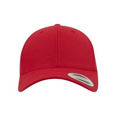 Abbildung von Flexfit Curved Classic Snapback Cap, Größe: One Size, Red