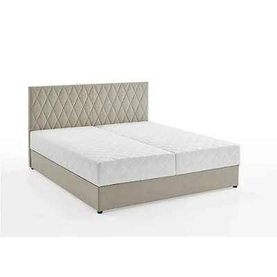 Abbildung von ATLANTIC home collection Stauraumbett Benita, mit Taschenfederkern 160 x 200 cm Creme