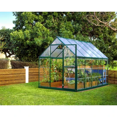 Abbildung von Gewächshaus Hybrid 6X10 Grün + 4x Schwerlastregal und Clips
