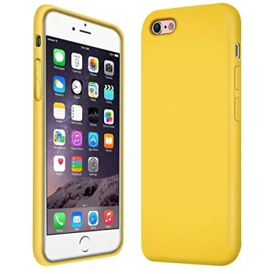 Abbildung von Verco Handyhülle für iPhone 6s Hülle Silikon, Flex TPU Gel [weiches Innenfutter] Case Apple 6 / Schutzhülle Stoßfest (4,7 Zoll), Gelb