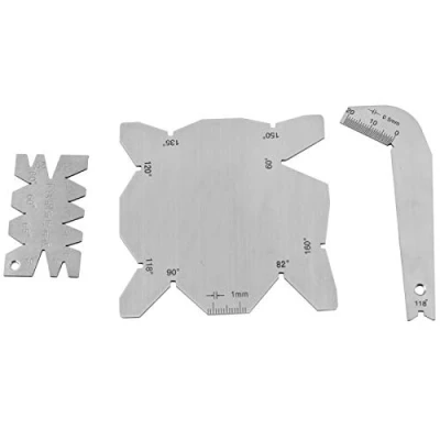Abbildung von 3 Pcs/Set Bohrwinkellehre, Edelstahl Bohrer Winkel Inspektionslehre, Inspektionswerkzeug für Messerschärfer, Praktisches Winkelmessgerät zur Winkelmessung