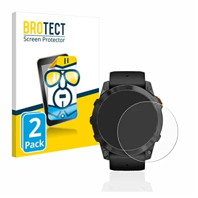 Abbildung von BROTECT (2 Stück Schutzfolie für Garmin Fenix 7X Pro Solar (51 mm) Displayschutz Folie Ultra Klar