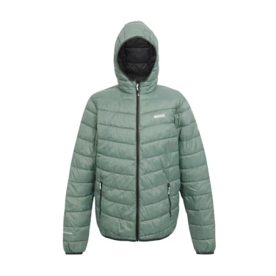Abbildung von Regatta Herren Men&#039;s Hooded Jacket HillPack II Packaway Kapuzenjacke, wattiert, Agave Grün, XXL