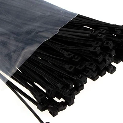 Abbildung von enTie Schwarz Kabel Kabelbinder 2,5 mm x 100 Nylon 66 UL Zertifiziert [100 Stück] [100mm 2,5mm]