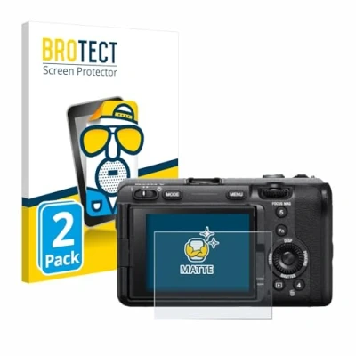 Abbildung von BROTECT Entspiegelungs Schutzfolie für Sony FX3 (2 Stück) Matte Displayschutz Folie, Anti Reflex, Fingerprint