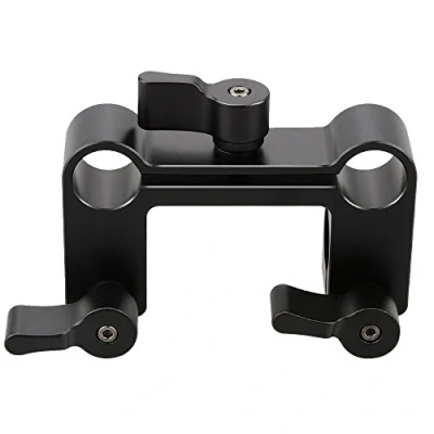 Abbildung von CAMVATE15 mm Rod Offset Schienenblock 90 Grad DSLR Support Set