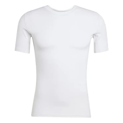 Abbildung von adidas Performance Techfit Short Sleeve Sport Tshirt, Herren, Größe: Large, White