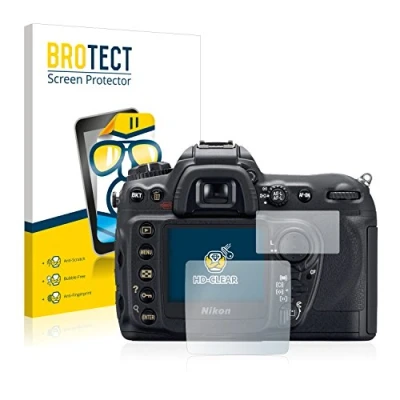 Abbildung von BROTECT (2 Stück Schutzfolie für Nikon D200 Displayschutz Folie Ultra Klar