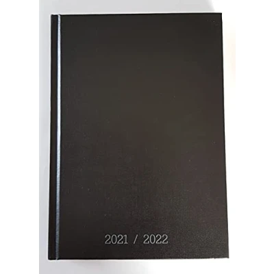 Abbildung von BRUNNEN 1072160152 Schülerkalender 2021/2022 (18 Monate) „Mystère“ 2 Seiten = 1 Woche, Blattgröße 14,8 x 21 cm, A5, Balacron schwarz