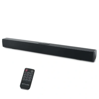 Abbildung von MUSE Soundbar für TV, 50 Watt Kleine mit Bluetooth RCA/AUX/Soundbar Lautsprecher Fernbedienung PC/Gaming/Projektoren