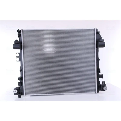 Abbildung von NISSENS 606952 Kühler, Motorkühlung Aluminium 558 497 27 Kühlrippen gelötet