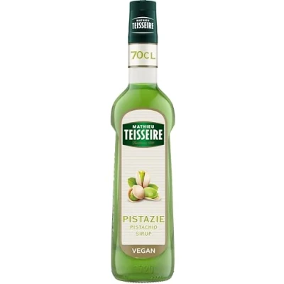 Abbildung von Mathieu Teisseire Pistazie Sirup, für Getränke, Erfrischungsgetränke, Cocktails, Kaffee und Desserts, Flasche 70 cl