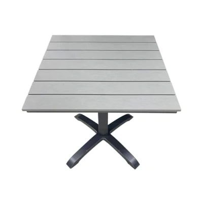 Abbildung von KYNAST Aluminium Gartentisch 70 x cm Nonwood anthrazit/hellgrau