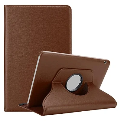 Abbildung von Cadorabo Hülle kompatibel mit Huawei MediaPad T3 10 (9.6 Zoll) Tablethülle ohne Auto Wake Up aus Kunst Leder Flip Klappbare Stoßfeste Cover für Tasche in Braun