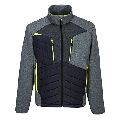 Abbildung von Portwest DX4 Hybrid Steppjacke, Größe: M, Farbe: Metal Grau, DX471MGRM