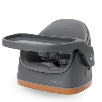 Abbildung von Maxi Cosi Jay 2 in 1 Sitzerhöhung Stuhl Kind, 6 Monate 3 Jahre, 9 15 kg, Baby Sitzhilfe, Verstellbares Tablett, Einfache Reinigung, Kompaktes Design, Geräumig, Elegance Graphite