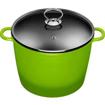 Abbildung von KING Kochtopf, Aluminiumguss, mit keramischer Innenbeschichtung, Ø 24 cm, 7 Liter, Induktion