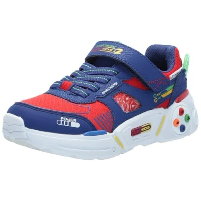Abbildung von Skechers Gametronix 2.0 Sneaker low blue/red/multicoloured für Kinder, Größe: 30, Blue/red/multi coloured Schuhe