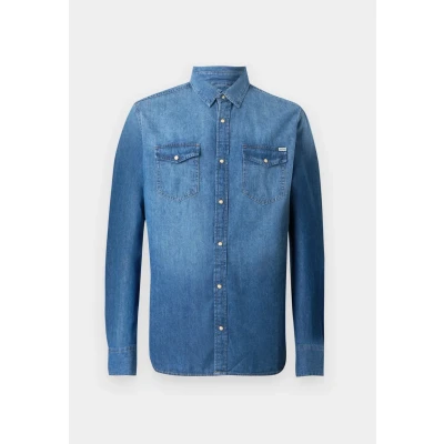 Abbildung von Jack &amp; Jones Jjesheridan L S NOOS Hemd, Herren, Größe: XL, Medium blue denim